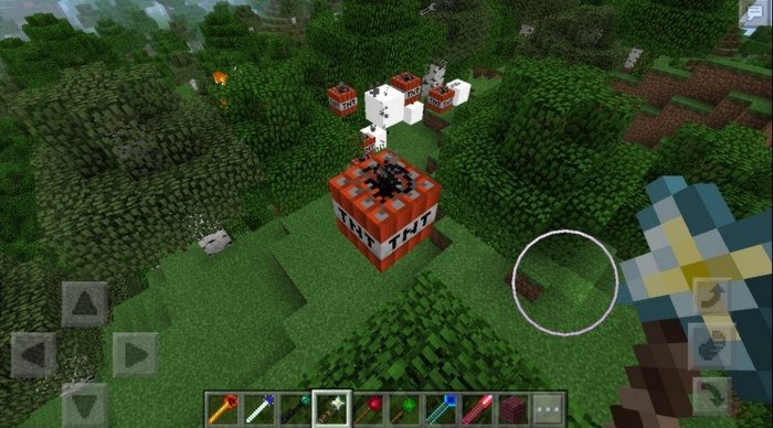 Magic Staffs mod for Minecraft PE 0.16.2