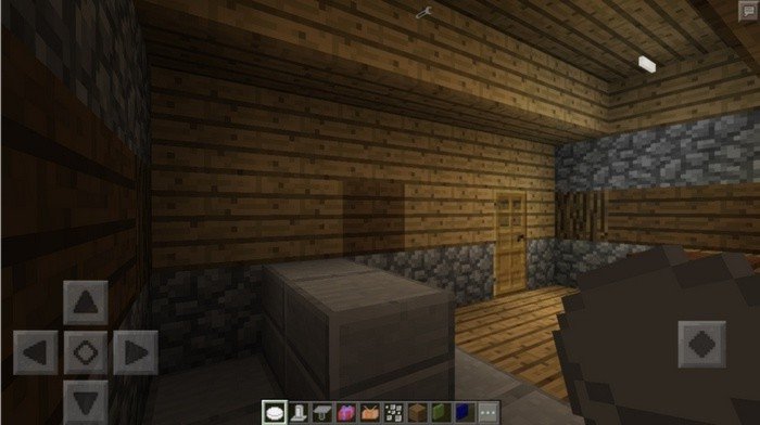 Ceiling light looks much better than torches