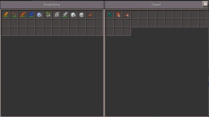 Demonstration of the Ender Chest work in Pocket Edition