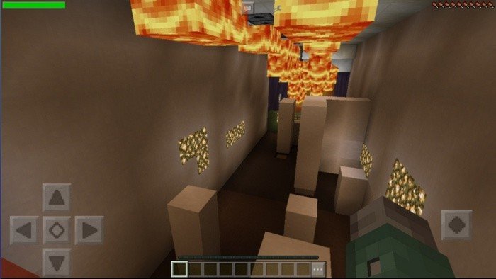 Lava starts falling from the ceiling