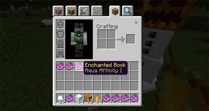 Your possible rewards from killing the boss are enchanted books