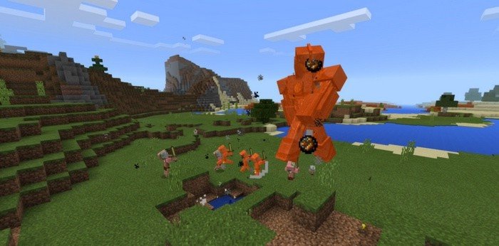 Jaeger will shoot at hostile mobs