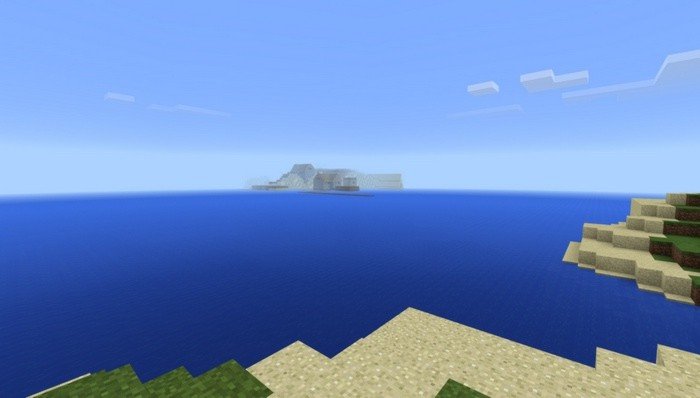 An island on the horizon