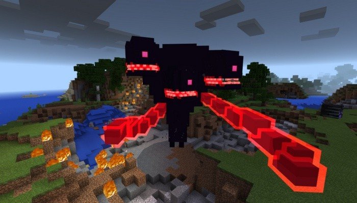 Second stage of the Wither Storm boss