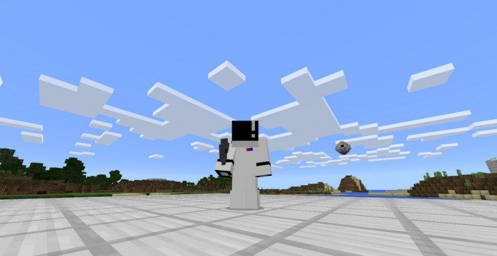 Spacesuit in Minecraft PE