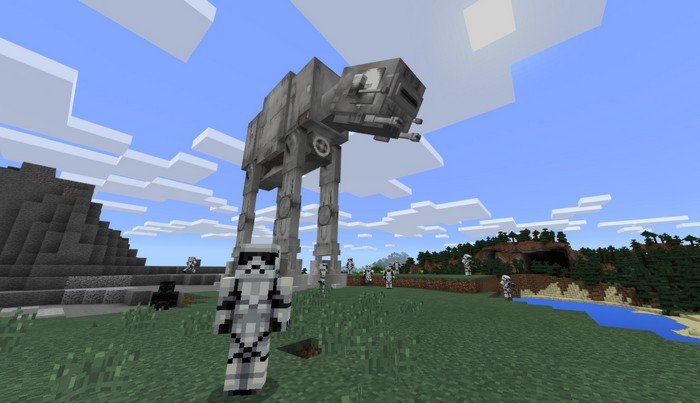 AT-AT in Minecraft PE