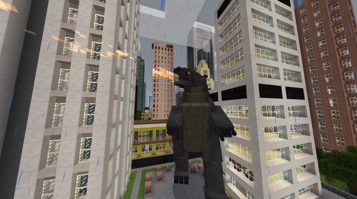 Godzilla in megapolis