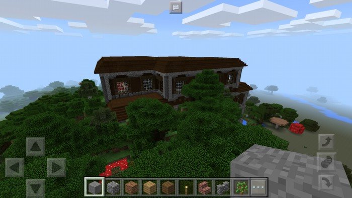 Woodland mansion in MCPE