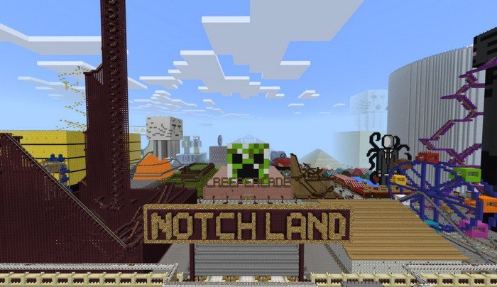 Notchland map for Minecraft PE 1.1.3