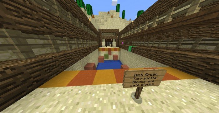 Run or dead map for Minecraft PE 1.2.6