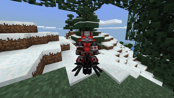 Ant-man mod for Minecraft PE 1.14.60