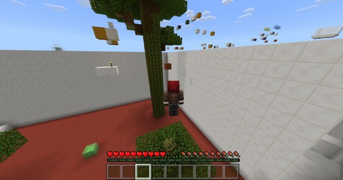 50% gravity reduce in MCPE