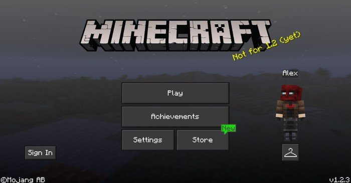 Dark GUI for Minecraft PE 1.14.60