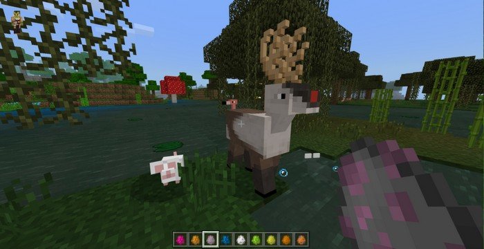 A deer in MCPE