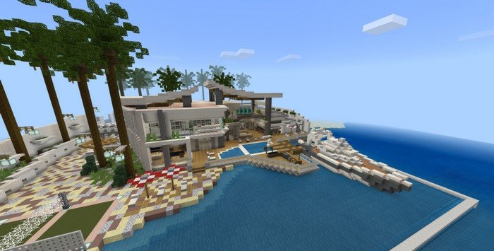 Modern Redstone Mansion map for Minecraft 1.8.1