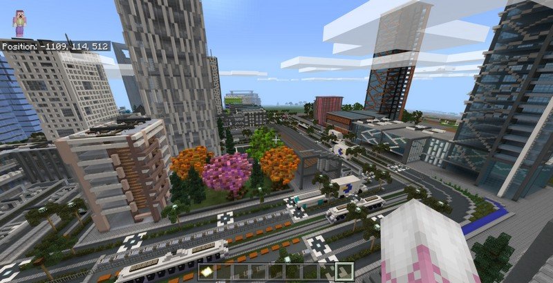 Modern City map for Minecraft PE 1.11.4