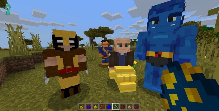 X-Men addon for Minecraft PE 1.12.0