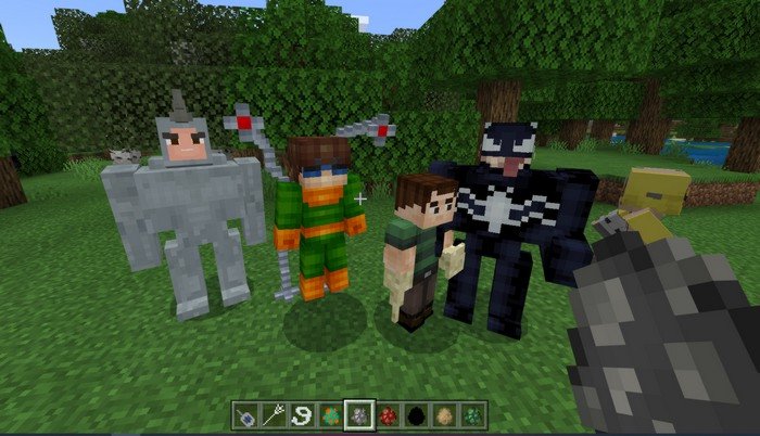 Spider-man addon for Minecraft PE 1.12.0