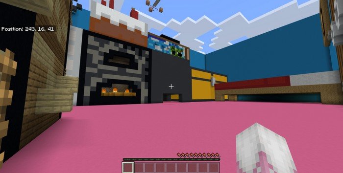 Parkour Paradise map for Minecraft PE 1.12.0