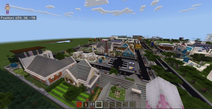 UKS City map for Minecraft PE 1.14.0