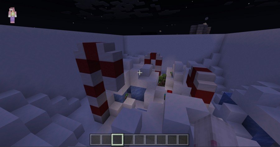 Find the Button: Christmas map for Minecraft 1.13.1