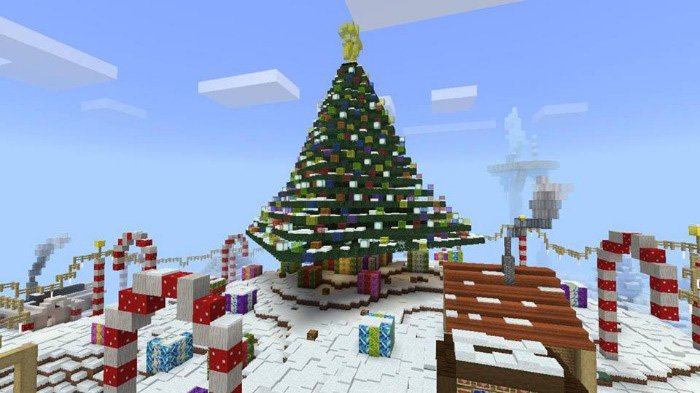 Winter Royale map for Minecraft PE 1.14.0