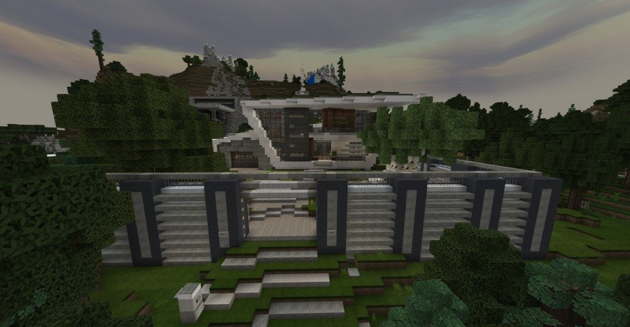 Luxury Mansion map for Minecraft 1.14.0