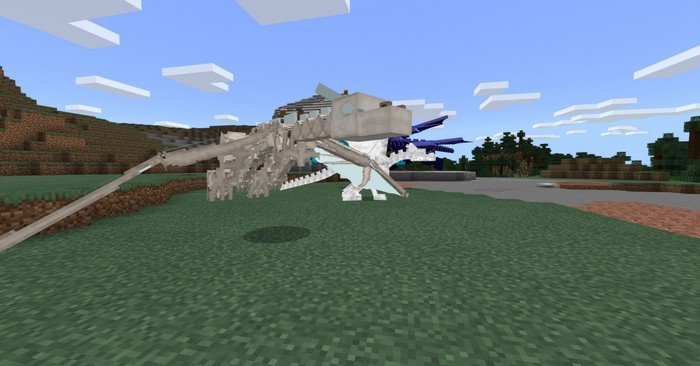 Dragon Mounts mod for Minecraft PE 1.14.30