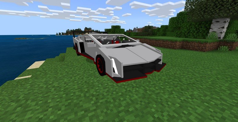 Sports Car mod for Minecraft PE 1.16.20