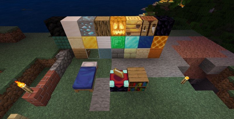 Multipixel texture pack for Minecraft PE 1.14.30