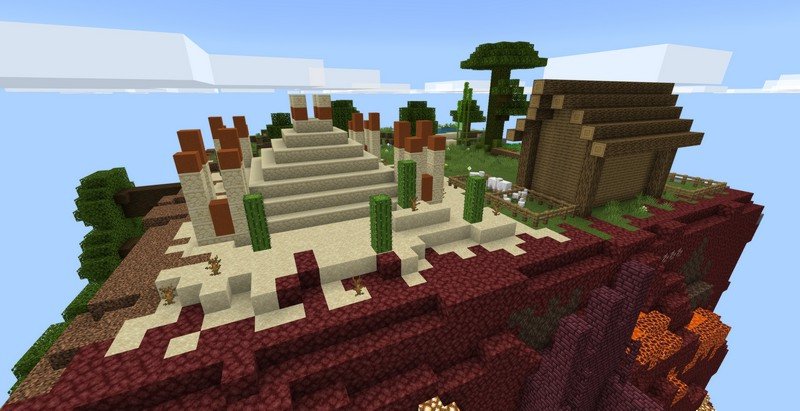 Skycube map for Minecraft PE 1.14.30