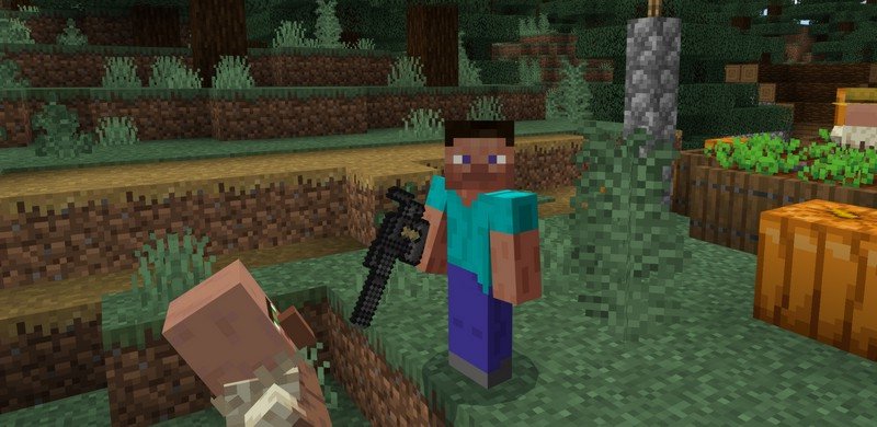 Actual Guns addon for Minecraft PE 1.16.40