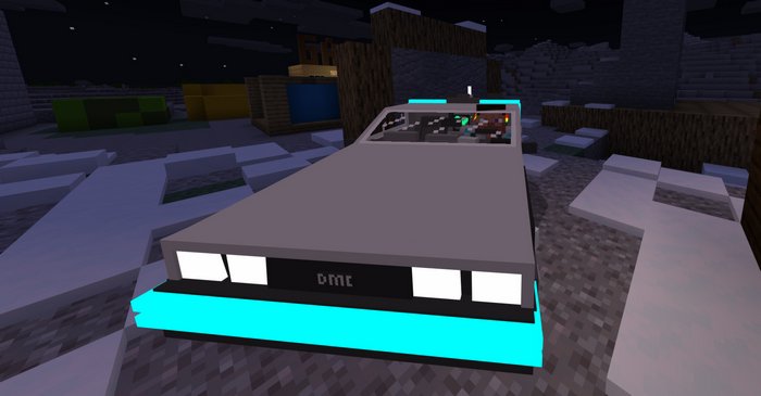 Delorean DMC addon for Minecraft PE 1.14.60