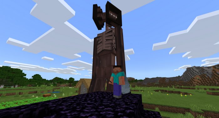 Siren Head addon for Minecraft PE 1.16.20