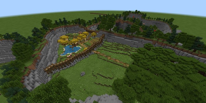 Realm of Beturune map for Minecraft PE 1.16.1