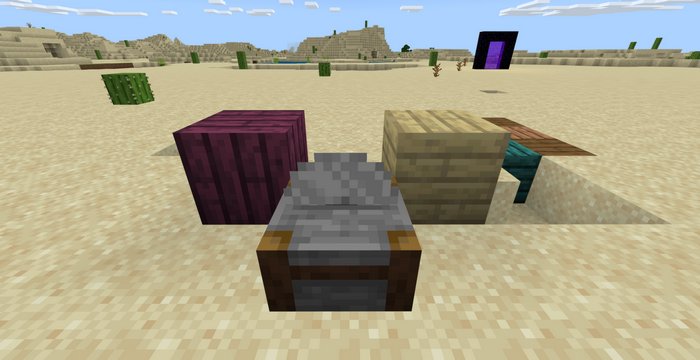 Inverted Planks addon for Minecraft PE 1.16.1