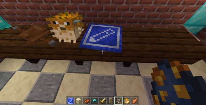 Placeable Items addon for Minecraft PE 1.16.1