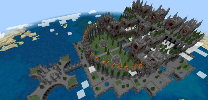 Large Castle map for Minecraft PE 1.16.40