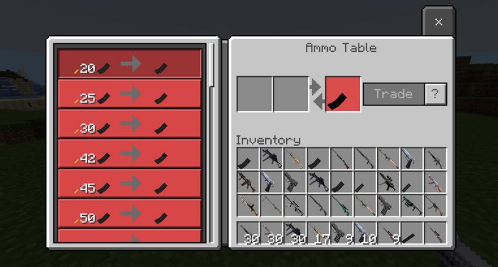 Realistic Weapons addon for Minecraft PE 1.16.40