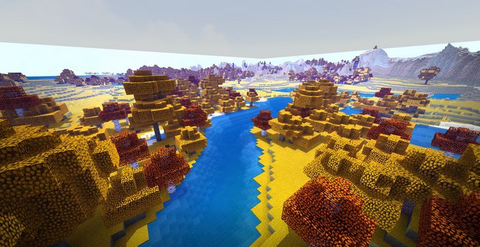 Autumn texture pack for Minecraft PE 1.16.40